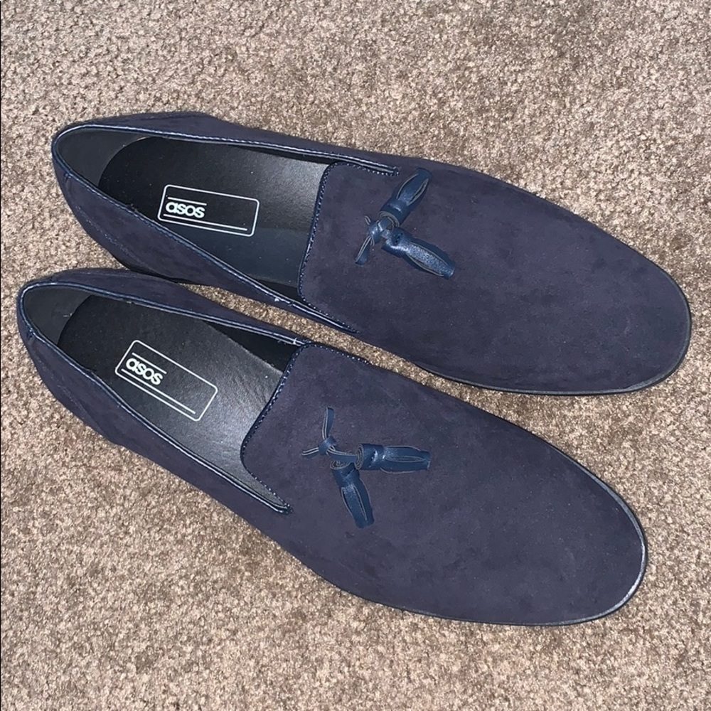 ASOS Suede Loafers with Tassels